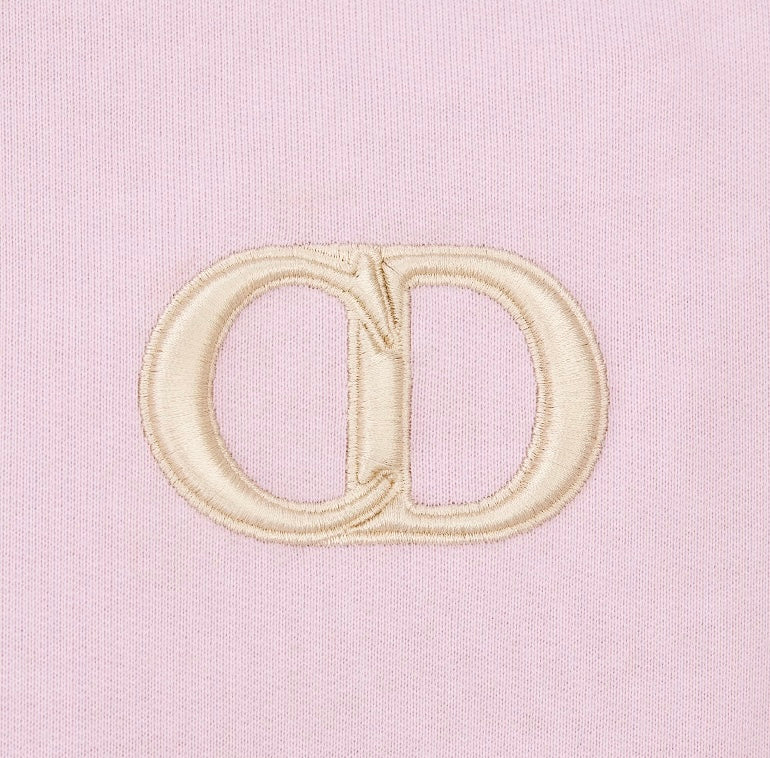 Dior CD Icon Pink/Cream Hooded Sweatshirt