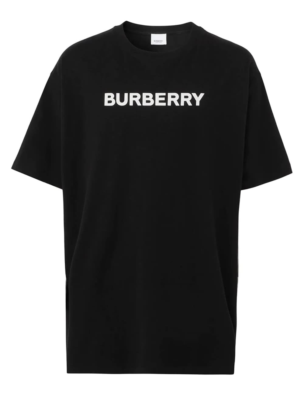 Burberry Harriston Logo Print T-Shirt Black