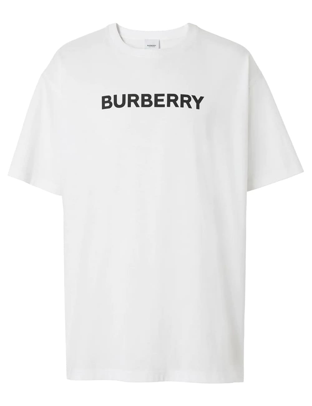 Burberry Harriston Logo Print T-Shirt White