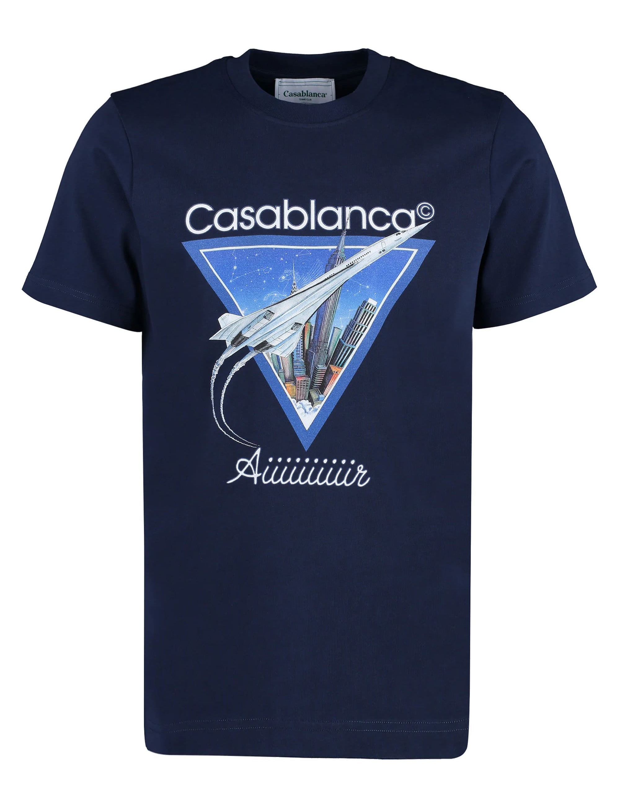 Casablanca Air T-Shirt Navy Blue