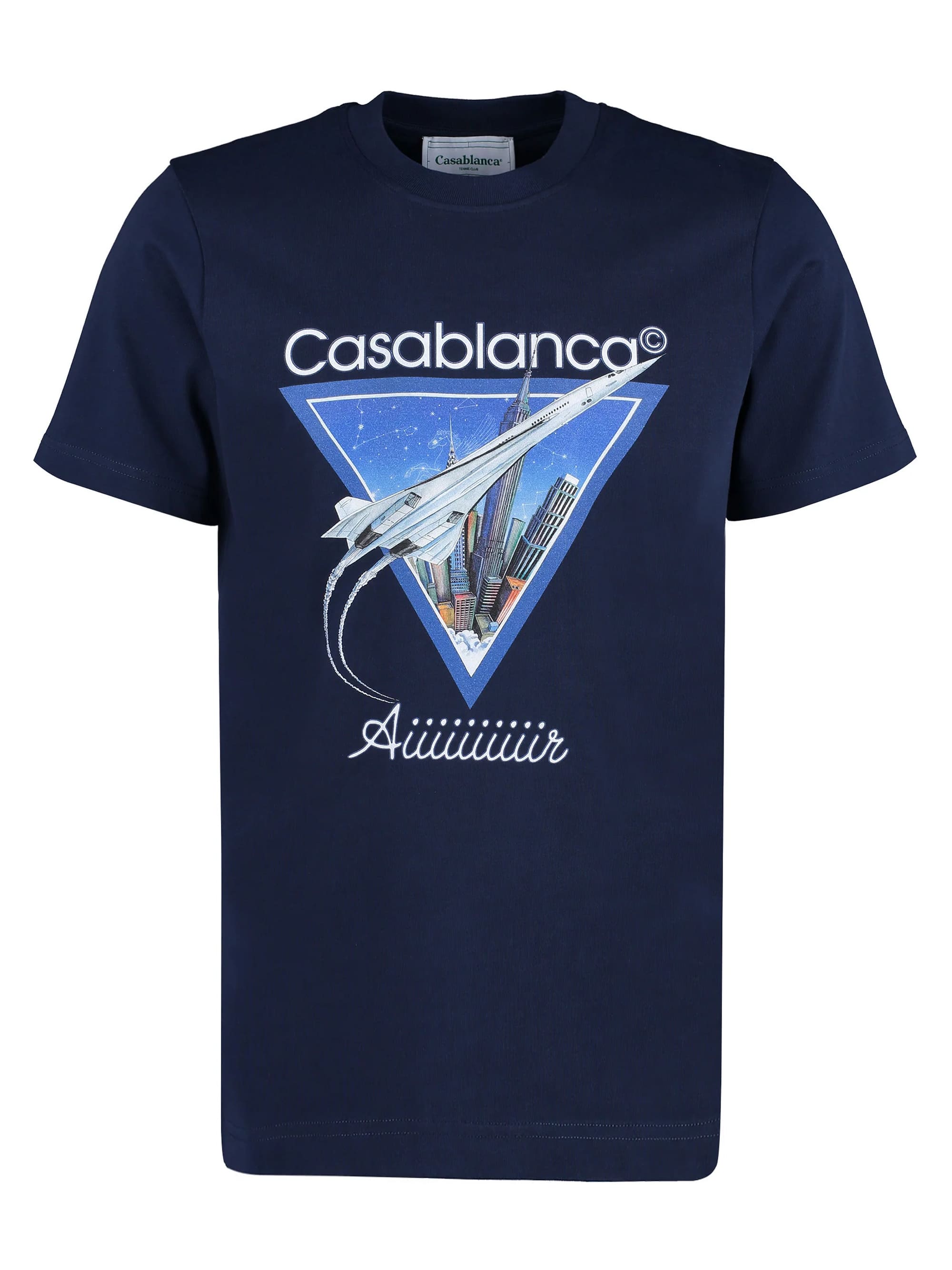 Casablanca Air T-Shirt Navy Blue