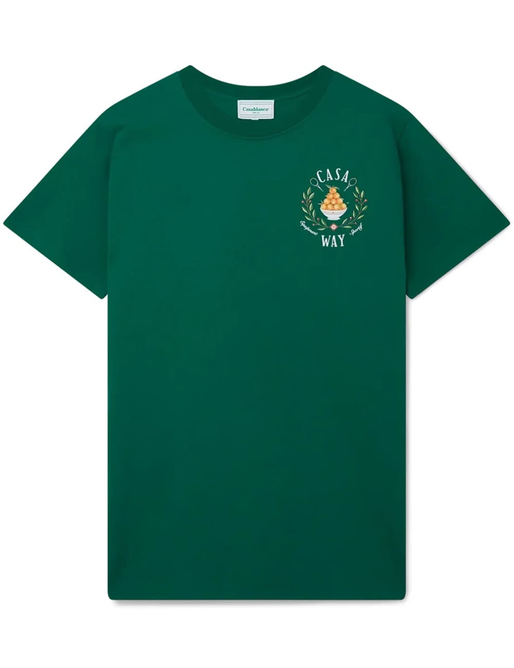 Casablanca Casa Way Print T-Shirt Tennis Green