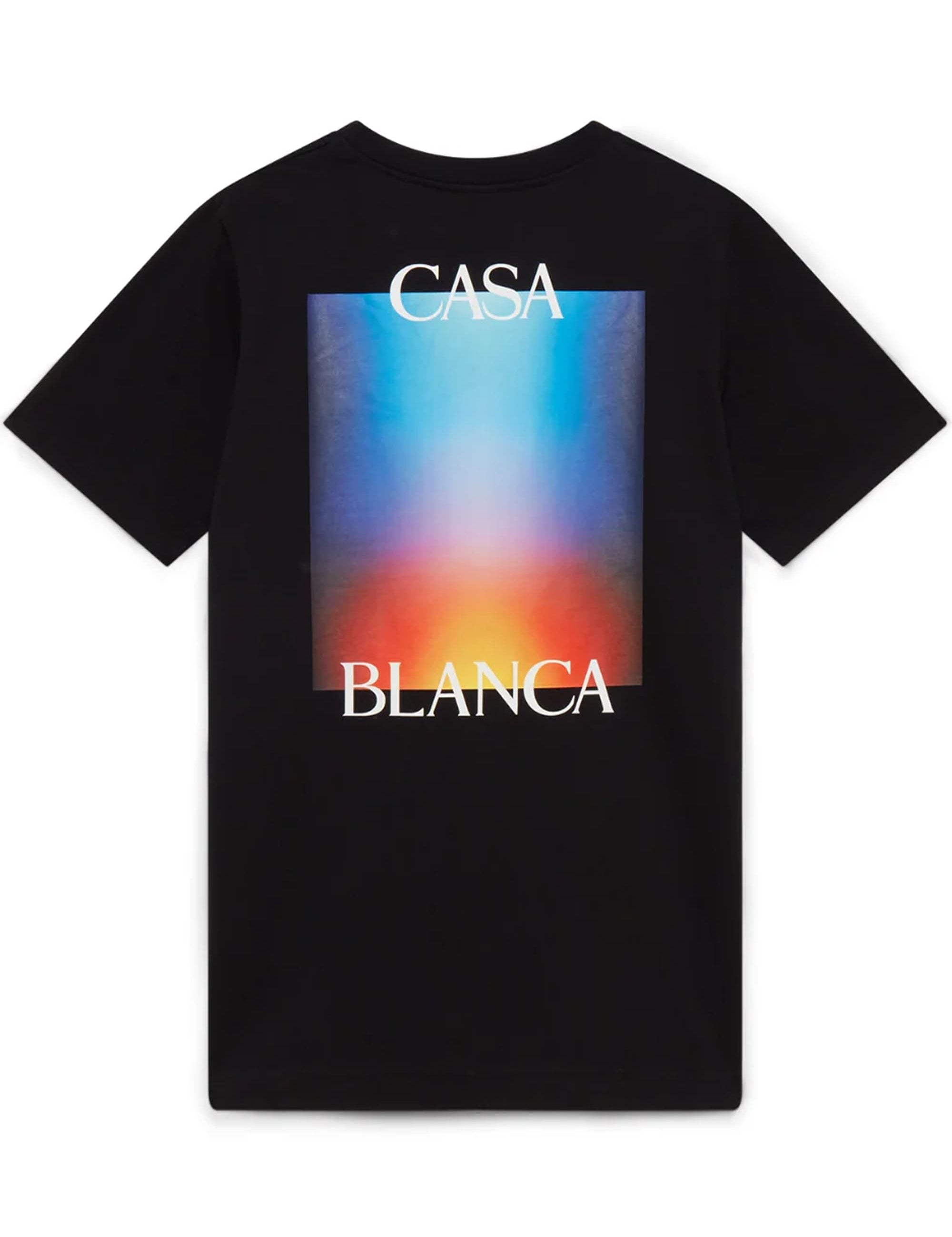 Casablanca Exclusive Gradient Casa Logo T-Shirt Black