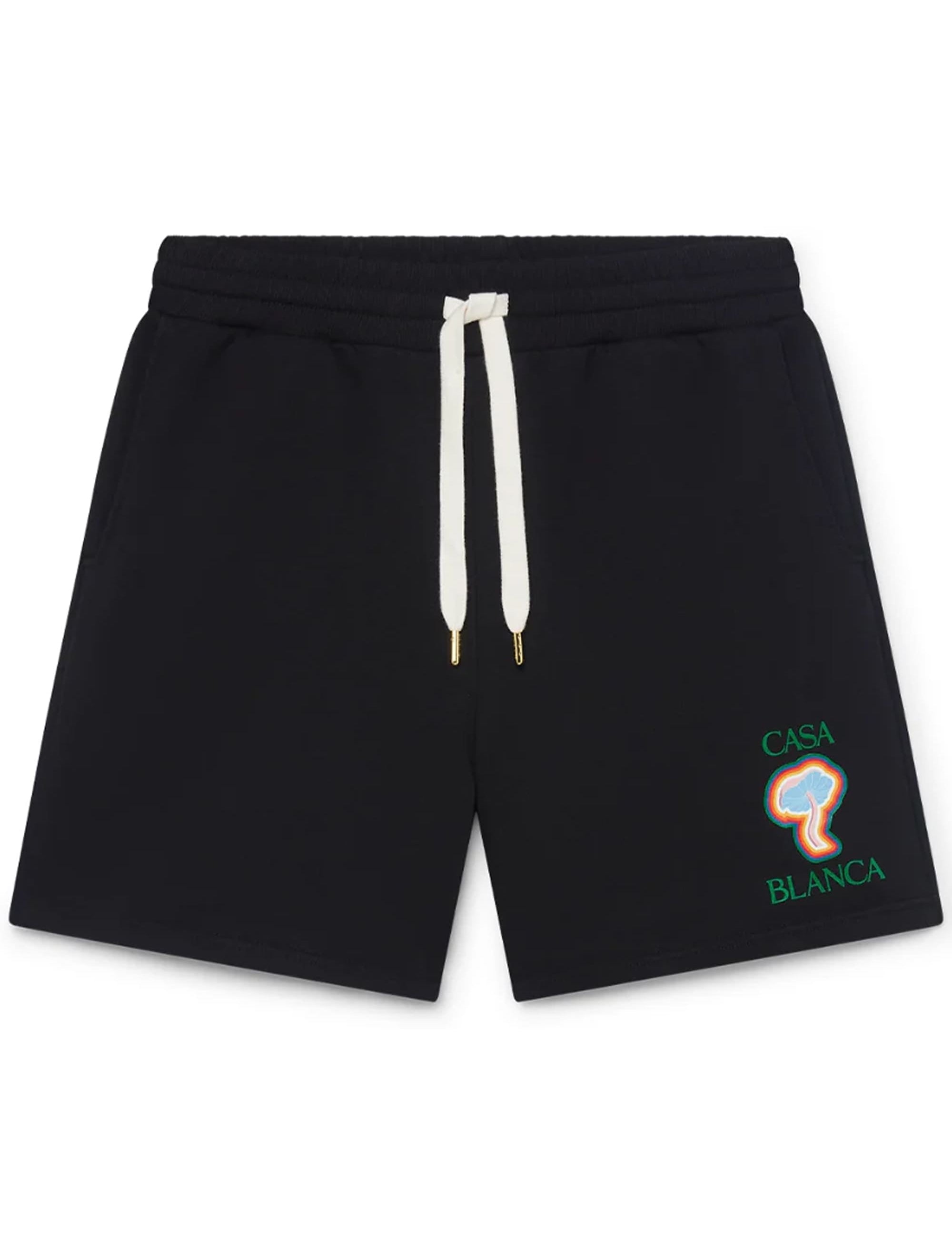 Casablanca Rainbow Mushroom Sweatshorts Black