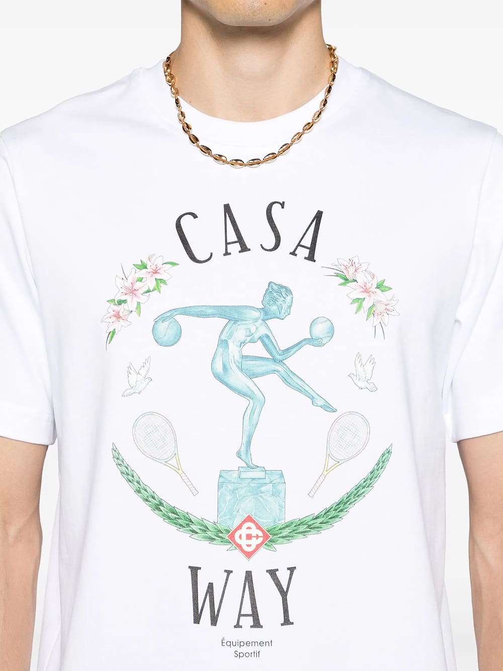 Casablanca Statue en Marbre T-Shirt White