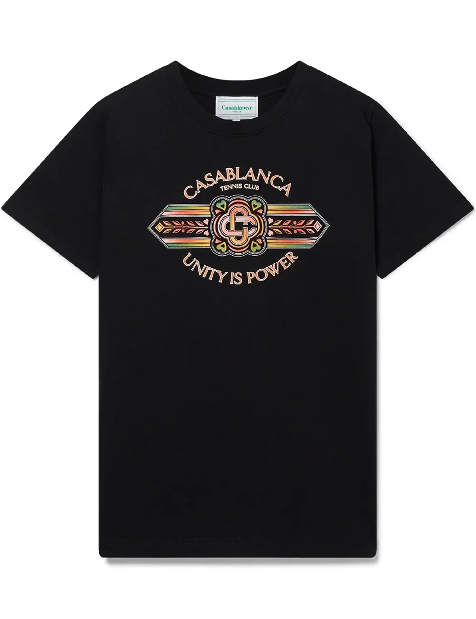 Casablanca Unity Is Power T Shirt Black