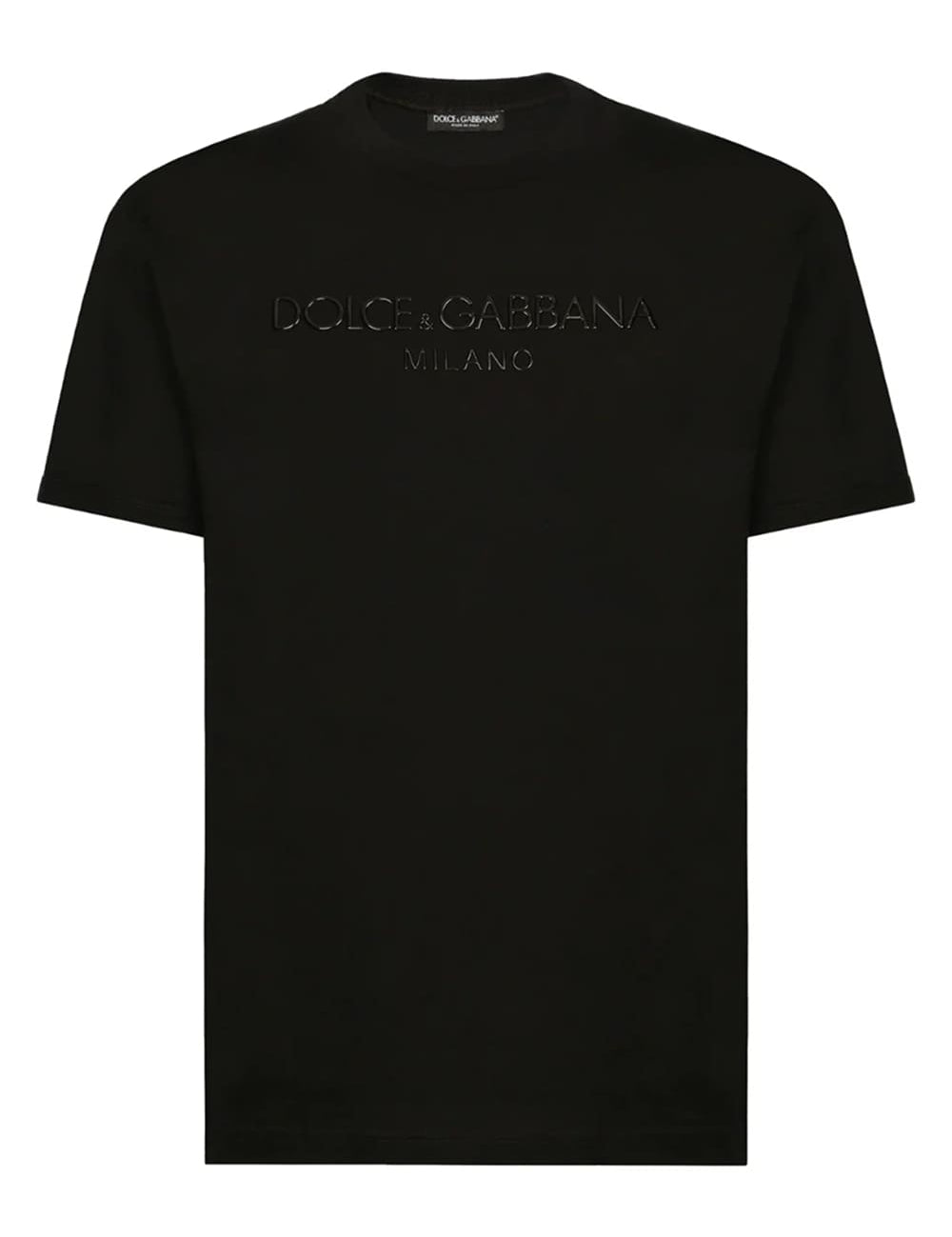 Dolce & Gabbana Black Sicily Logo Printed T-Shirt Black