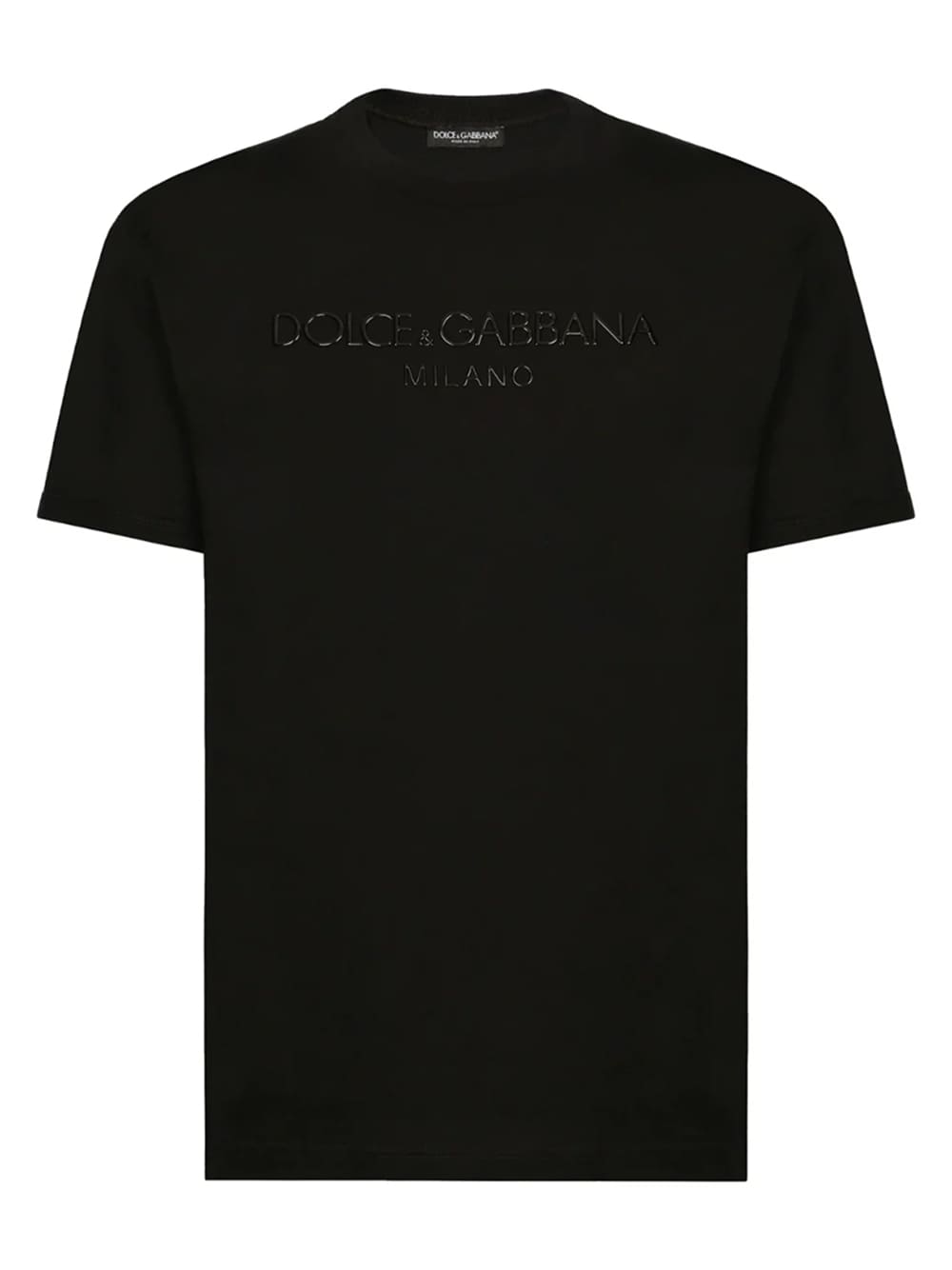 Dolce & Gabbana Black Sicily Logo Printed T-Shirt Black