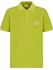 Dior CD Icon Polo Shirt Lime Green