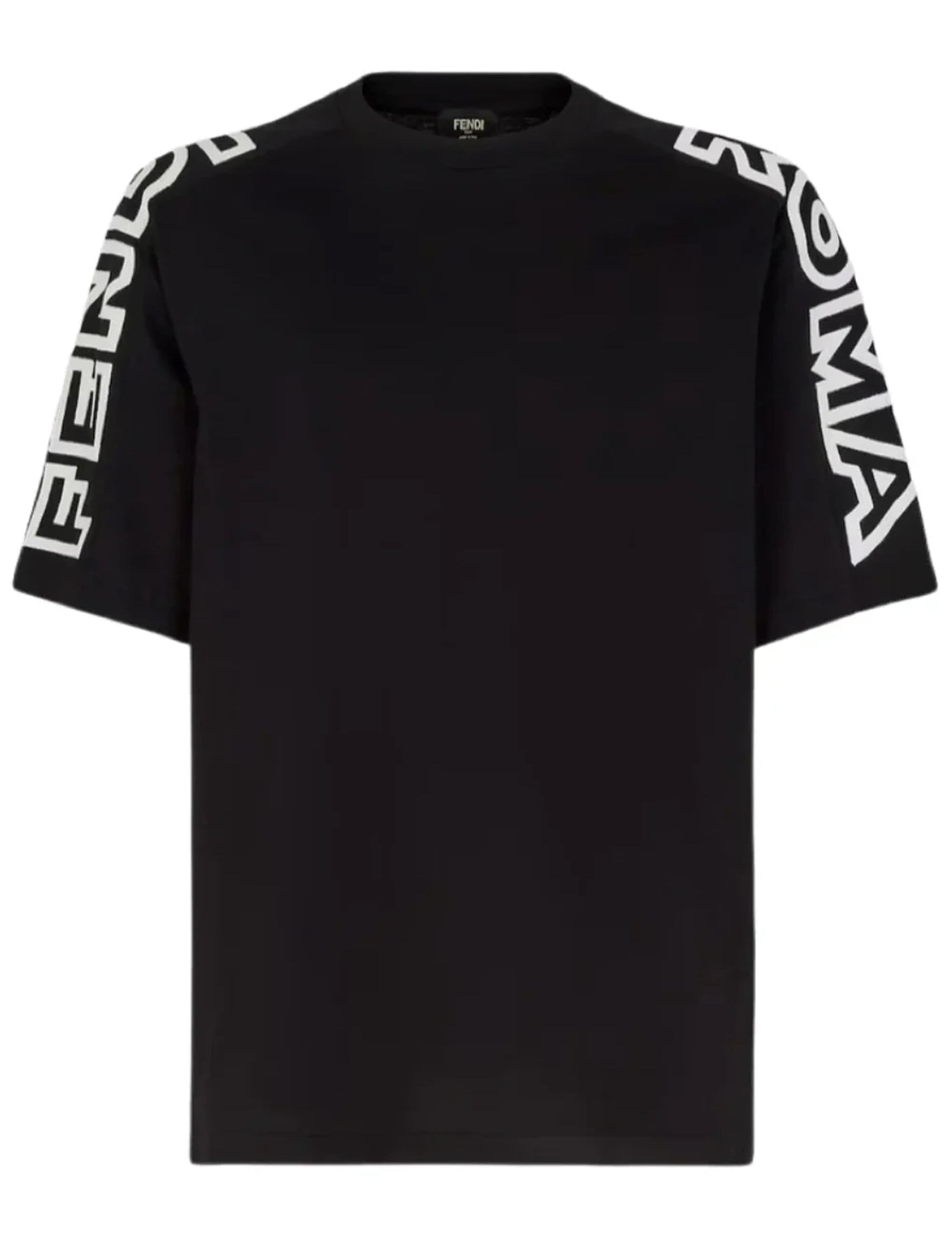 Fendi By Marc Jacobs Black Jersey T-Shirt 