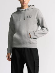 Dior CD Icon Hooded Sweatshirt Grey
