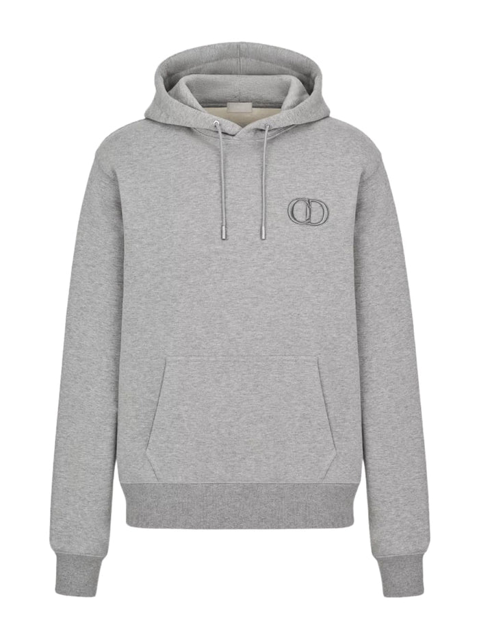 Dior CD Icon Hooded Sweatshirt Grey