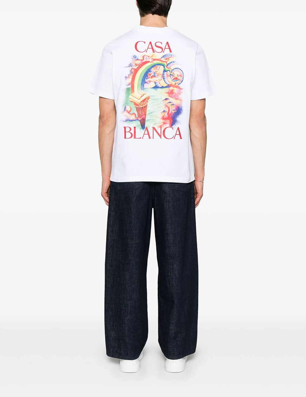 Casablanca Nature's Teacher Short-Sleeve T-Shirt White