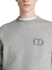 Dior CD Icon Sweatshirt Gray Cotton Fleece