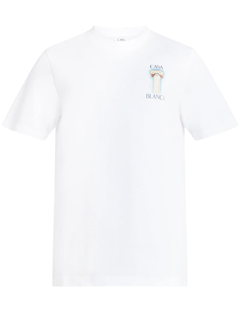 Casablanca La Colonne Short-Sleeve T-Shirt White
