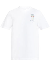 Casablanca La Colonne Short-Sleeve T-Shirt White