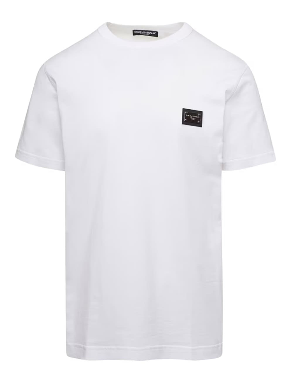 Dolce & Gabbana Plaque Logo T-Shirt White