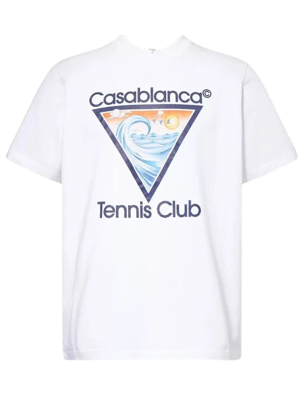 Casablanca Wave Ex Beach Tennis Club Icon T-Shirt White