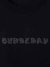 Burberry Paisley Logo Coal Black T-Shirt