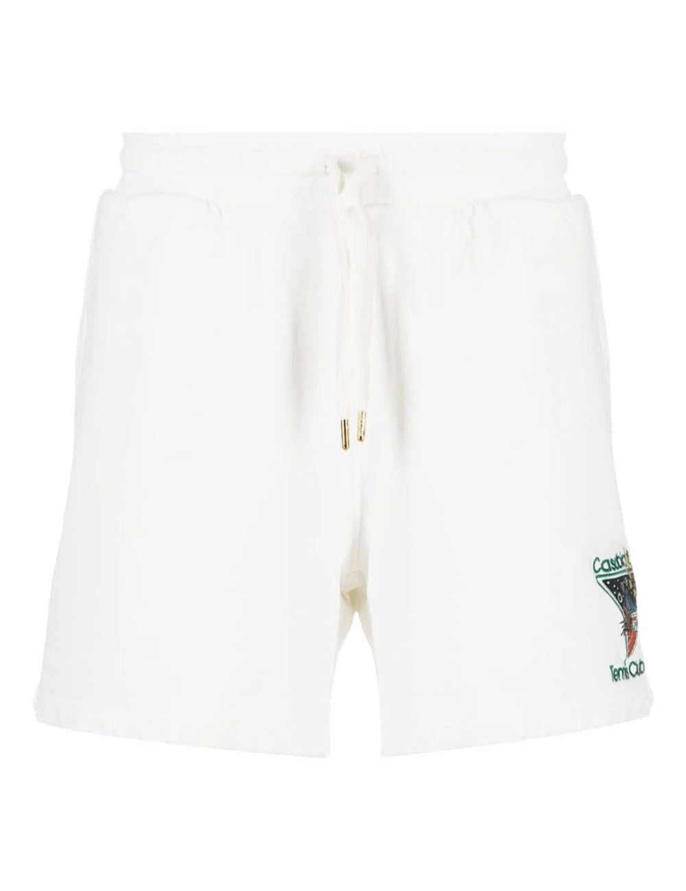 Casablanca Tennis Club Cotton Shorts White