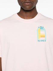 Casablanca L'Arch Colore T-Shirt Pink