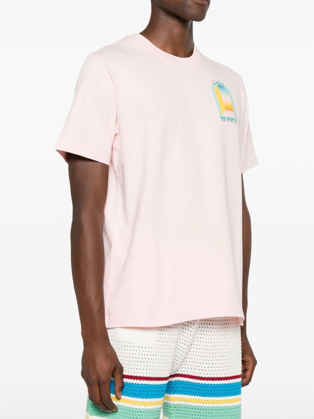 Casablanca L'Arch Colore T-Shirt Pink