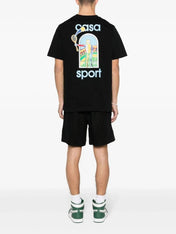 Casablanca Le Jeu Colore T Shirt Black