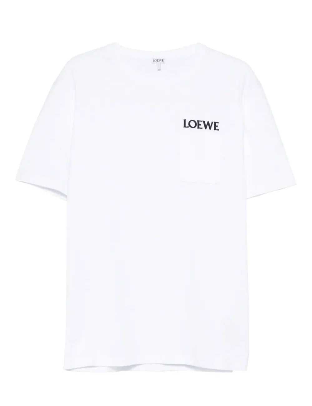 Loewe Pocket Embroidered Logo T-Shirt White