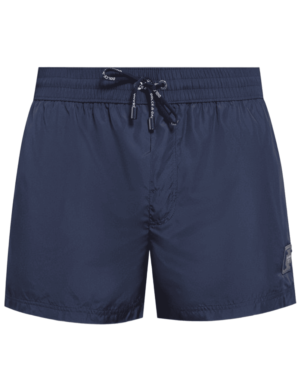 Dolce & Gabbana Logo Plaque Swimshorts Navy Blue