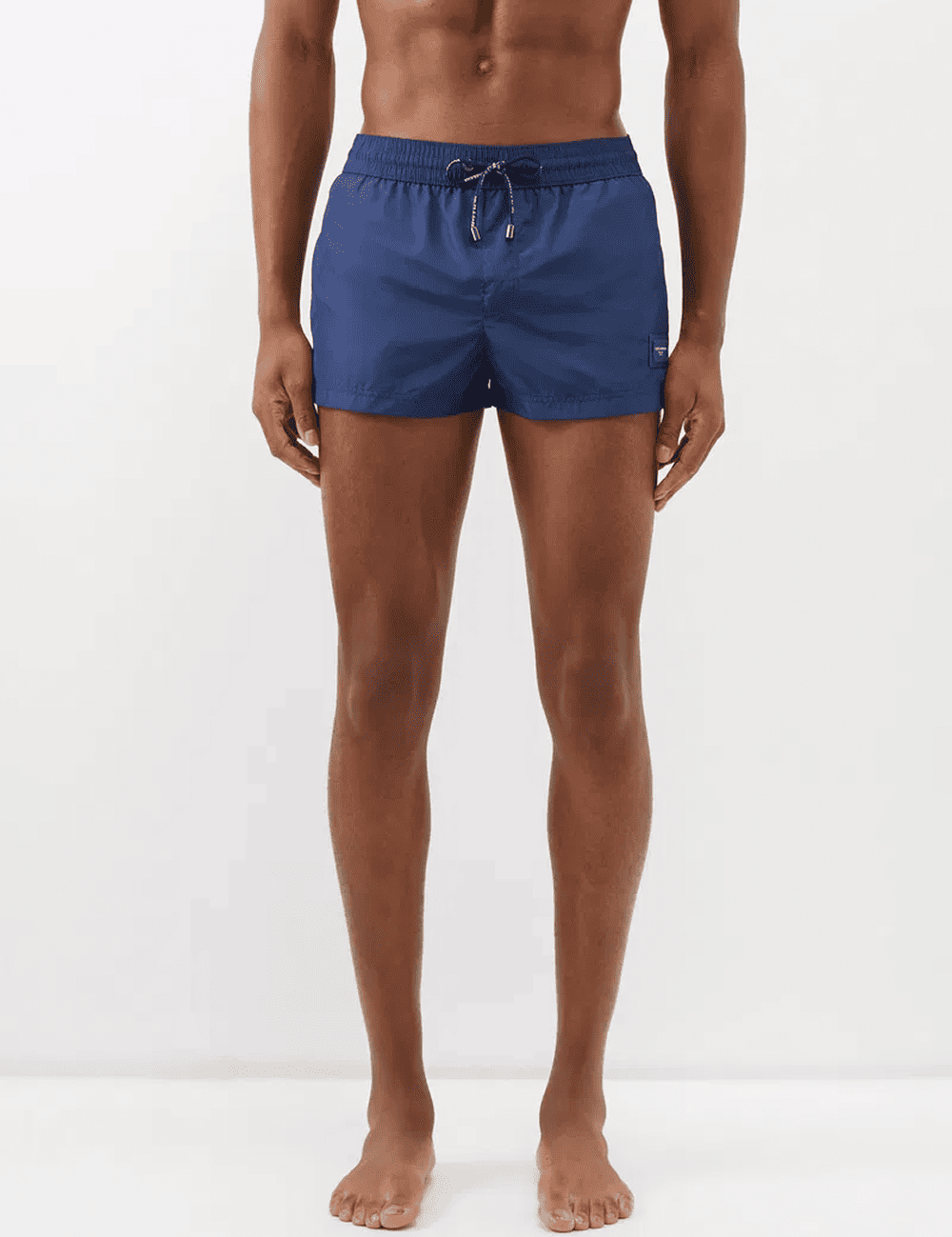 Dolce & Gabbana Logo Plaque Swimshorts Navy Blue