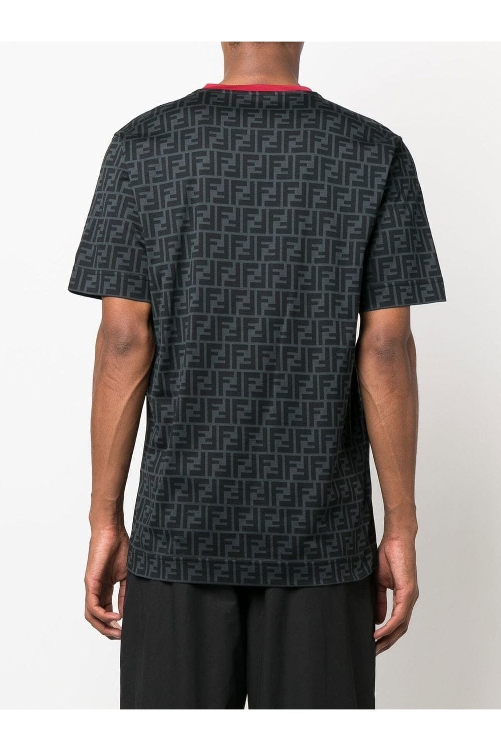 Fendi FF Zucca Print Monogram T-Shirt Grey