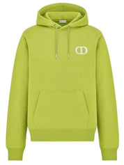 Dior CD Icon Hooded Sweatshirt Lime Green