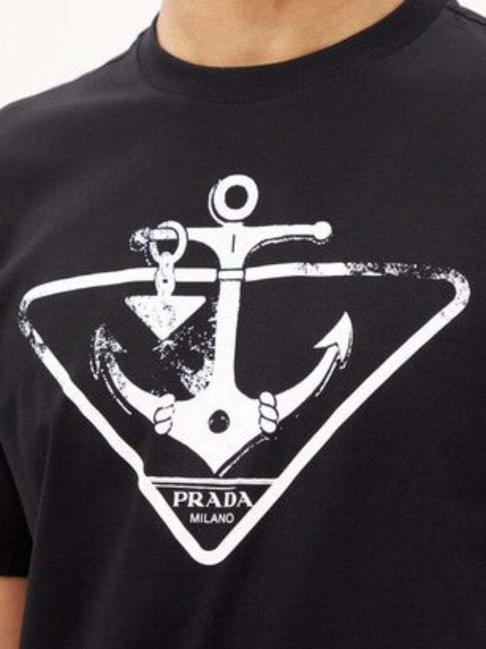 Prada Anchor Triangle T-Shirt